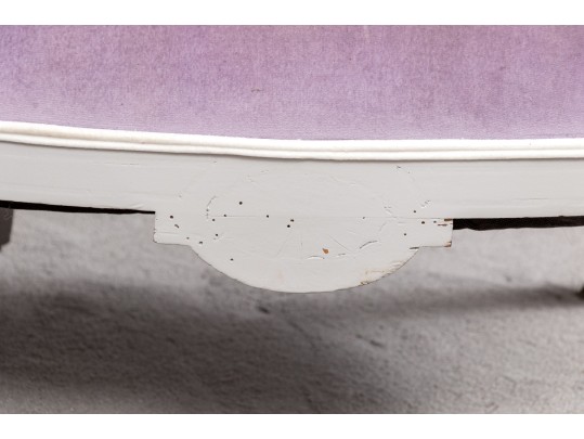 Fashionable Pair Of Custom Upholstered Barrel Back Armchairs