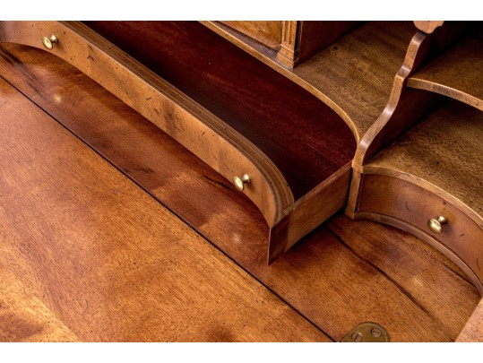 Stunning Illuminated Secretary Bow Front Chest