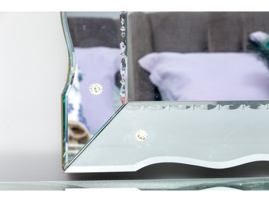 Attrib. Glen Leroux, Venetian Style Oversized Mirror