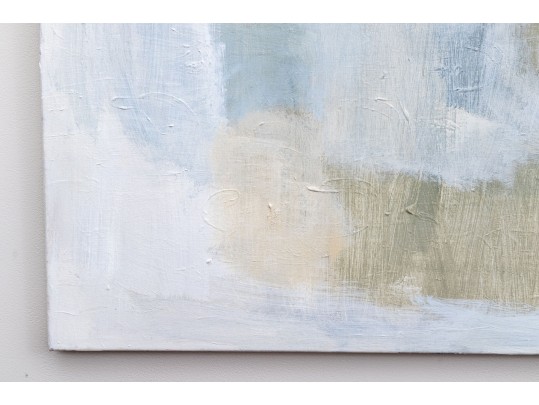 Signed Neil Abstract Painting On Canvas