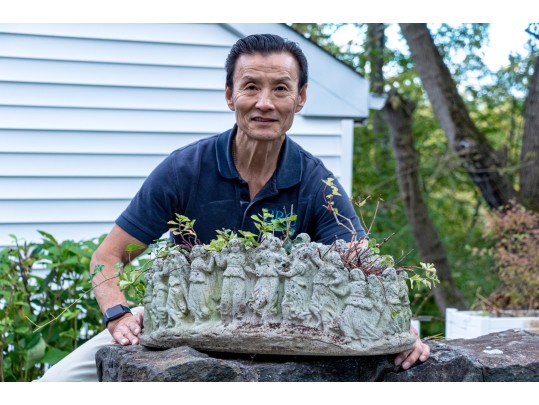 Nina Studios Quakertown Cast Stone Planter