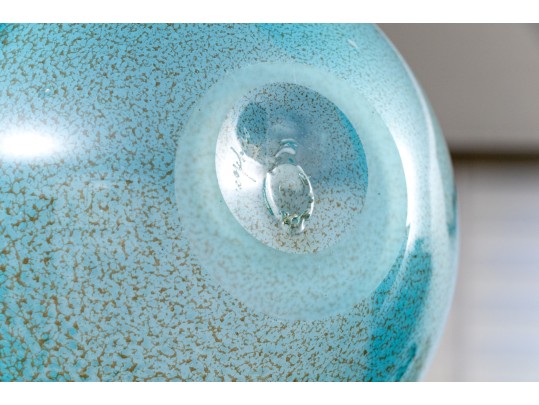 Highly Decorative Lot Of Five Glass Table Top Items