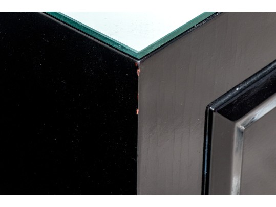 Pair Of Futurama Dresser Chests With Fitted Mirror Tops