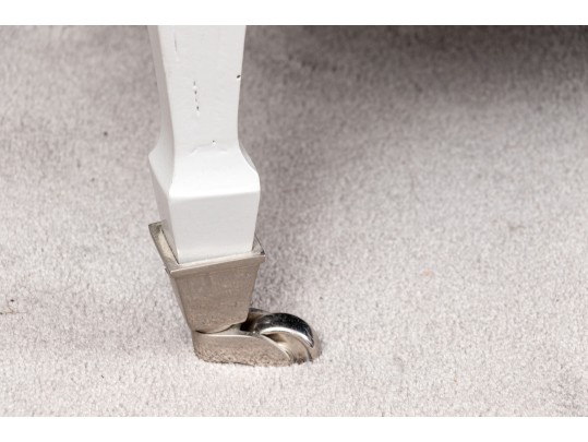 Fashionable Pair Of Custom Upholstered Barrel Back Armchairs