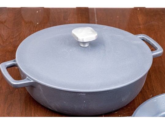 Zakarian By Dash Cast Iron Skillet And Lidded Braiser