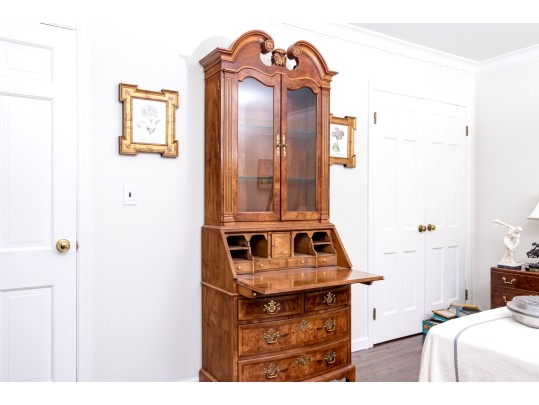 Stunning Illuminated Secretary Bow Front Chest