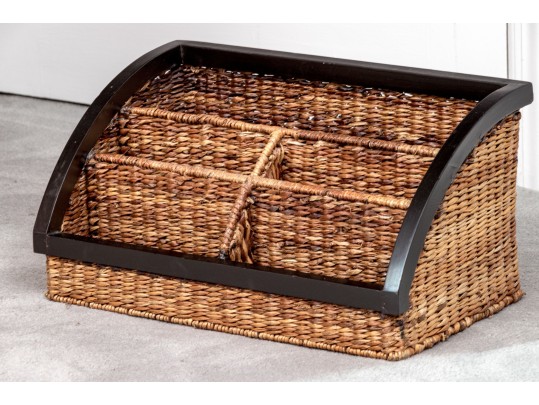 Collection Of Woven Wicker Storage