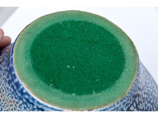 Studio Pottery Pitcher, Vases, And Underplate