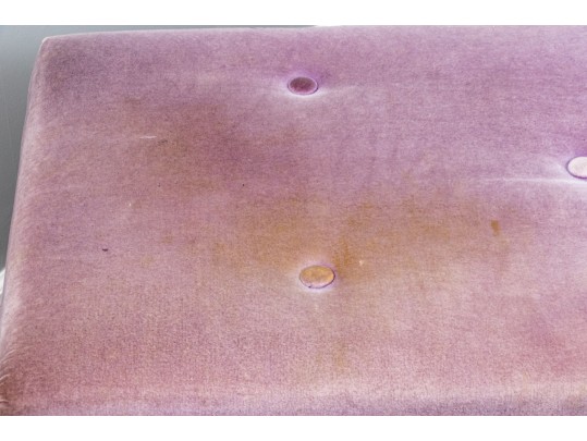 Chic Custom Upholstered Lucite Bench