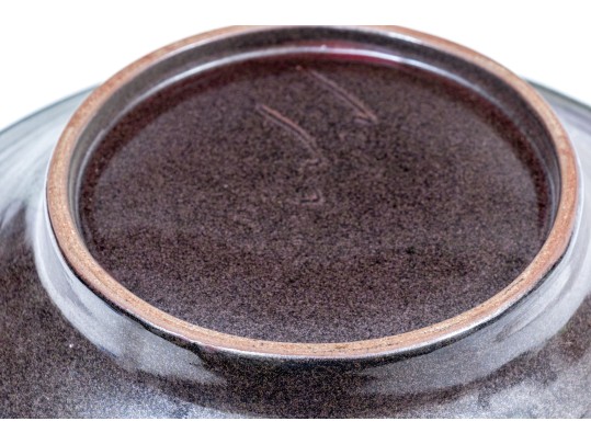 Signed Studio Pottery Centerpiece Bowl