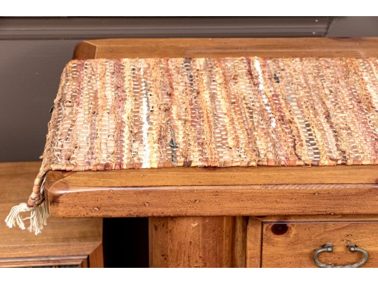 Lane Furniture Pine Two Tiered Console Table