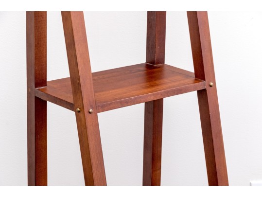 Classic Ladder Form Etagere Bookshelf