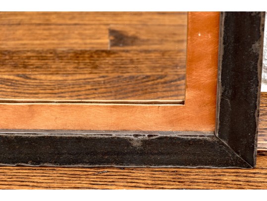 Quality Iron And Copper Framed Mirror