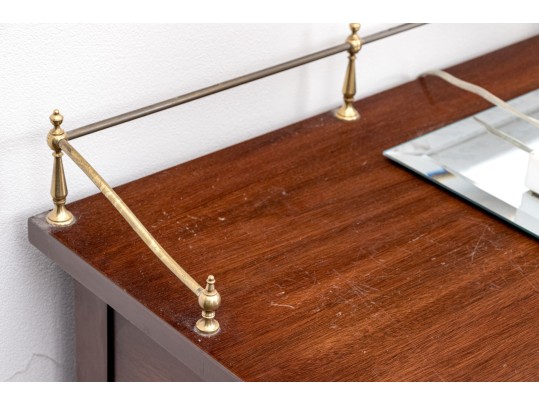 Henkel Harris Federal Style Mahogany Oxbow Sideboard