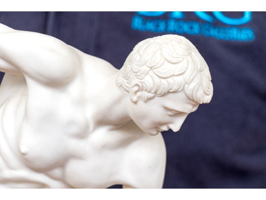 G. Ruggeri Signed Sculpture Of Discobolus Of Myron