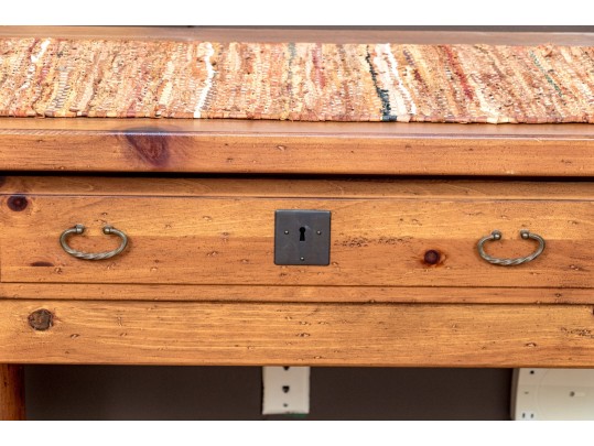 Lane Furniture Pine Two Tiered Console Table