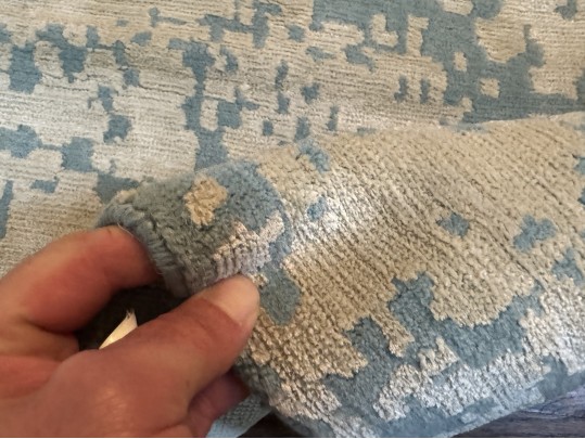 Nepalese Hand-Knotted Wool And Silk Area Carpet, 7'-10