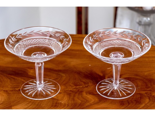 Pair Of Waterford Crystal 