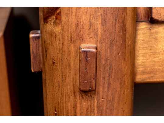 Lane Furniture Pine Two Tiered Console Table