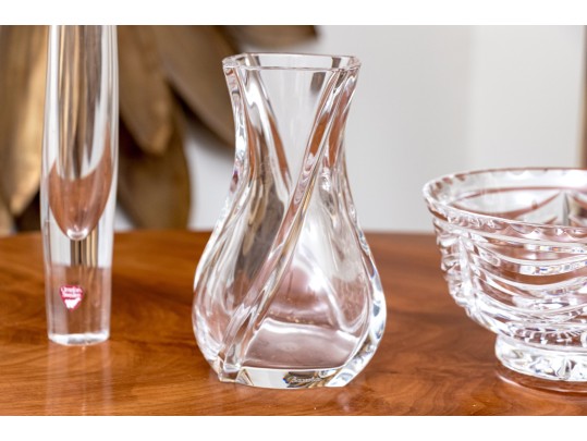 Collection Of Crystal Including Tiffany & Co, Baccarat, And Orrefors