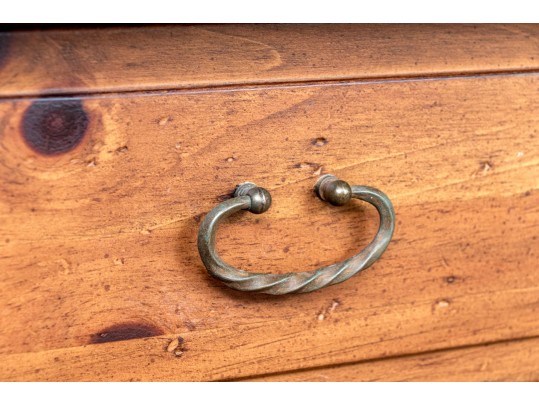 Lane Furniture Pine Two Tiered Console Table