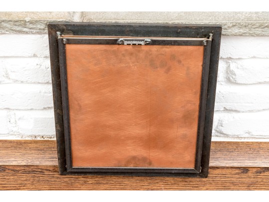 Quality Iron And Copper Framed Mirror