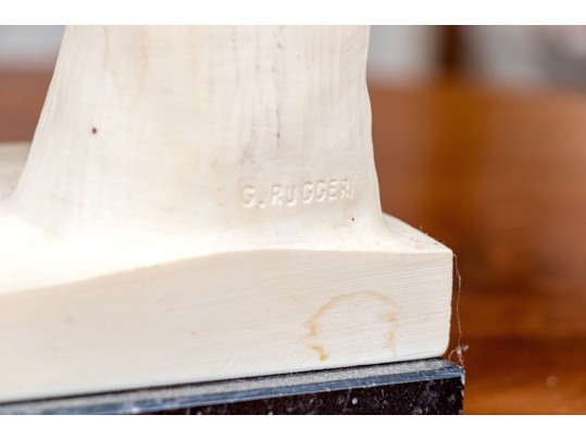 G. Ruggeri Signed Sculpture Of Discobolus Of Myron