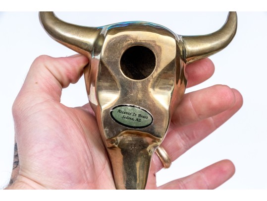 Eclectic Collection Of Table Top Items With Barometer