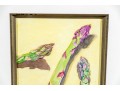Set Of Six Burnell Signed Watercolor Paintings Of Vegetables, 2011