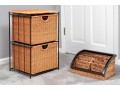 Collection Of Woven Wicker Storage