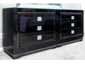 Pair Of Futurama Dresser Chests With Fitted Mirror Tops