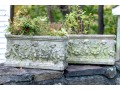 Pair Of Cast Stone Putti Motif Planters