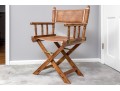 The Company Store Directors Chair, Collapsible Faux Bamboo And Rattan 