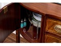 Henkel Harris Federal Style Mahogany Oxbow Sideboard