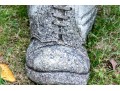 Whimsical Pair Of Cast Stone Boot Form Planters