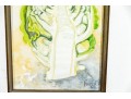 Set Of Six Burnell Signed Watercolor Paintings Of Vegetables, 2011
