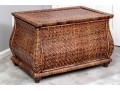 Quality Bombe Form Rattan Woven Storage Chest