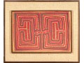Geometric And Foliate Kuna Mola Textile