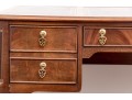 Sligh Chippendale Style Mahogany Leather Top Writing Desk
