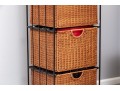 Collection Of Woven Wicker Storage