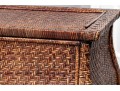 Quality Bombe Form Rattan Woven Storage Chest