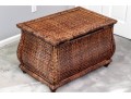 Quality Bombe Form Rattan Woven Storage Chest