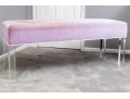 Chic Custom Upholstered Lucite Bench