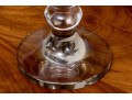 Substantial Pair Of Glass Candlesticks