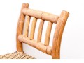 Awesome Faux Bamboo And Rattan Bench