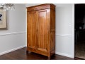 Antique Cherry Armoire Converted To Bar Cabinet From Dove Coat