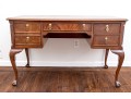 Sligh Chippendale Style Mahogany Leather Top Writing Desk