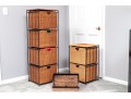 Collection Of Woven Wicker Storage