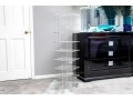 Stylish Lucite Rolling Storage Etagere