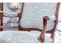Pair Of Louis XV Style Fauteuils In Leopard Pattern Upholstery